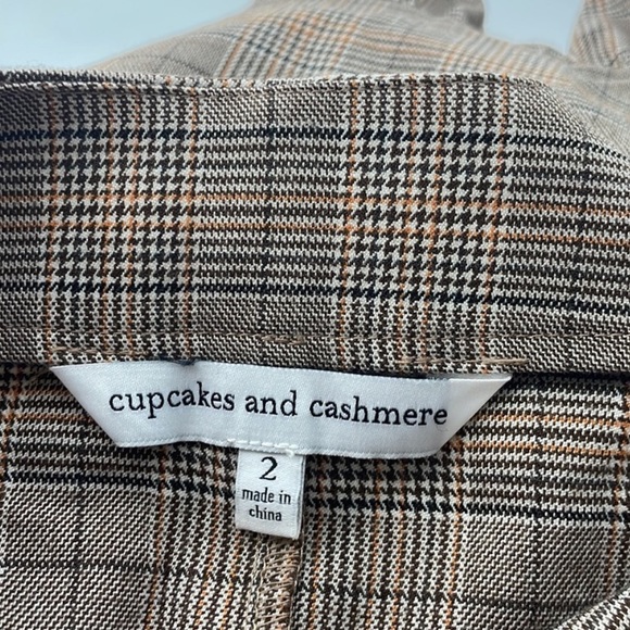 #1004 Cupcakes and Cashmere Plaid Matilda Caramel Mini
Skirt w/Ruffle Hem size 2 - Picture 14 of 14